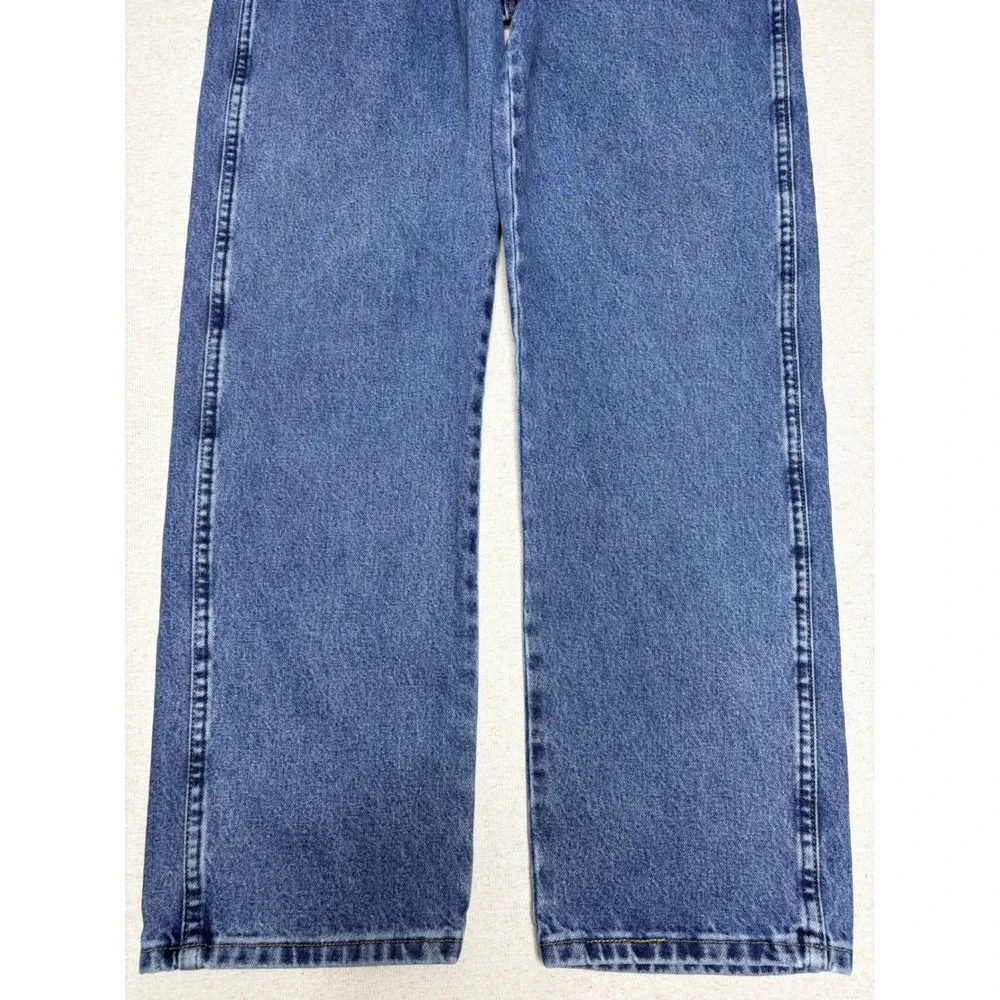 Wrangler George Strait Collection Mens Blue Straight Leg Jeans 35x32 103MGSHD